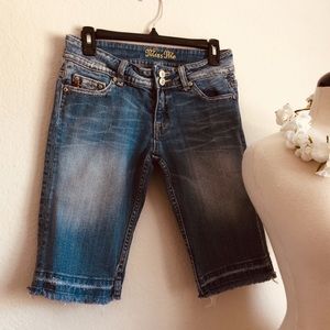 Miss Me Camouflage Bermuda Shorts